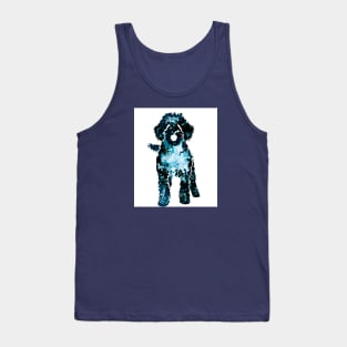 Portuguese Water Dog Cão De Água Português Stencil Tank Top